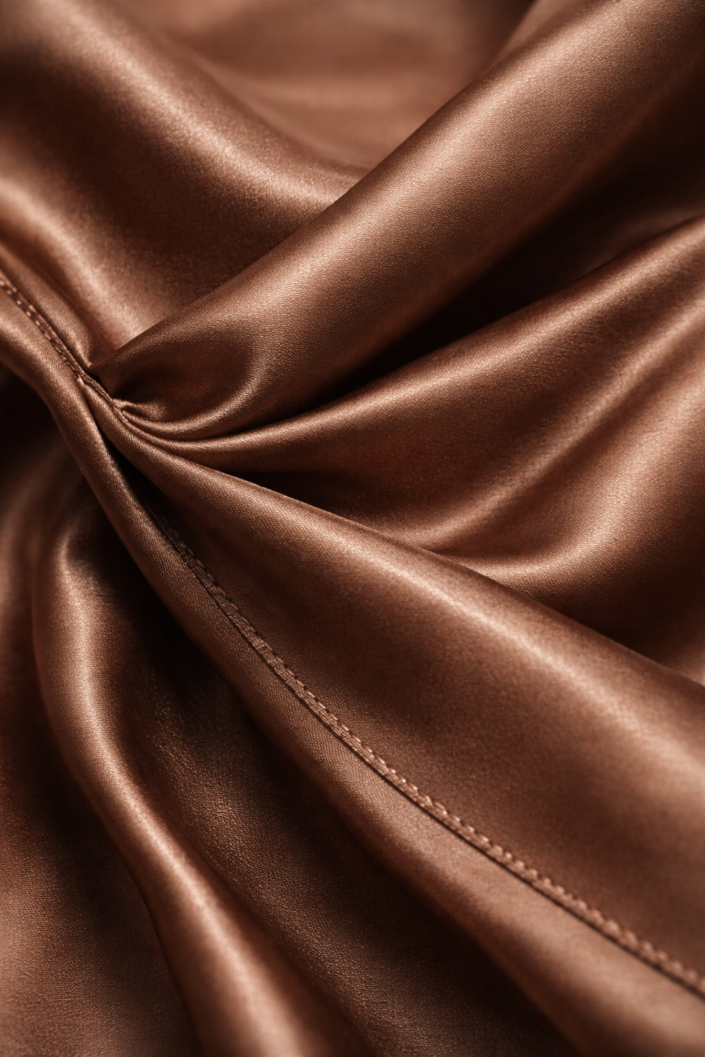 Coffee Brown Satin Halter Top for Women K Fashion India