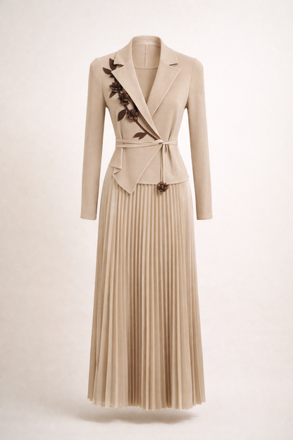 Pleated Dress for Women Korean Style Western Wear India