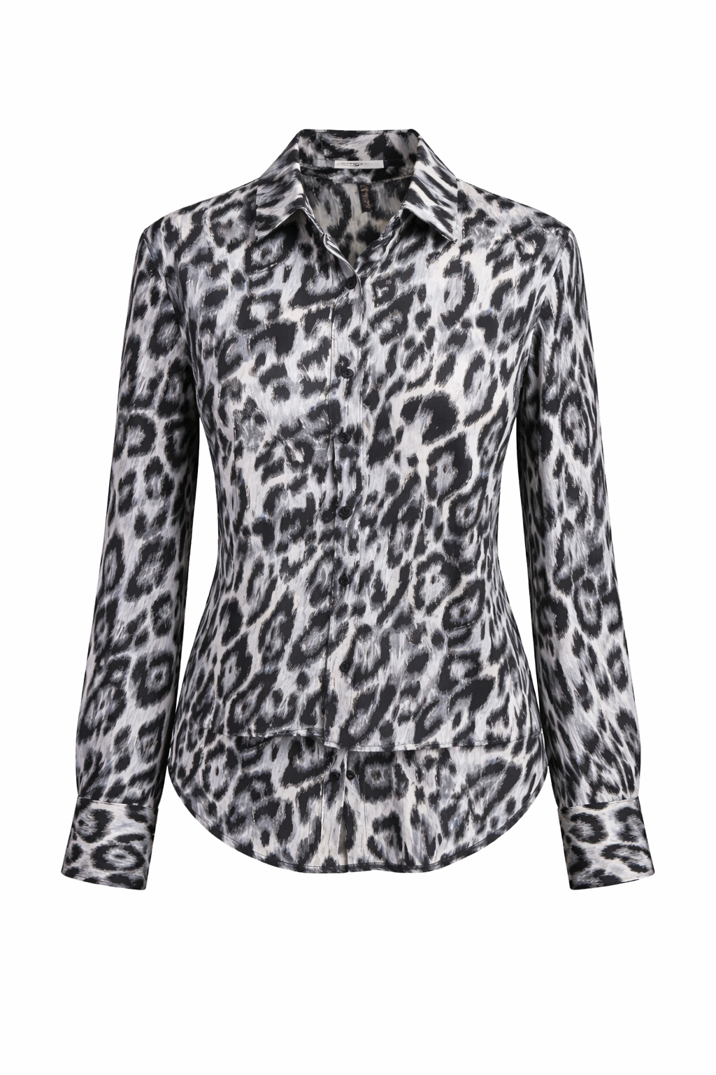 Monochrome Leopard Print Shirt for Women K Fashion India