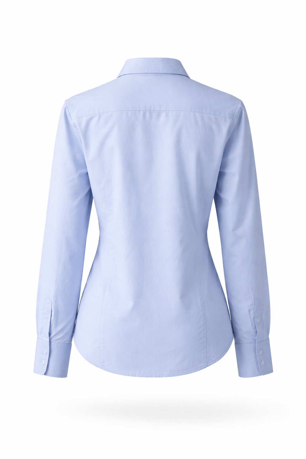 Sky Blue Lace Up Corset Shirt for Women Korean Style India